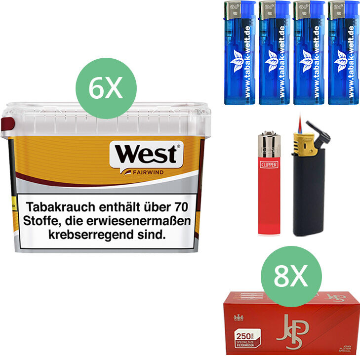 6 x-165g West yellow-eimer-2000-jps-250